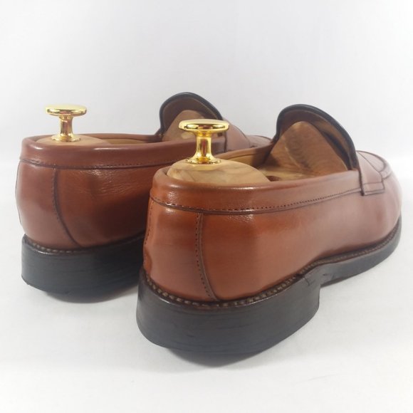 Allen Edmonds \'Cole\' Cognac Leather Penny Loafers main image 8